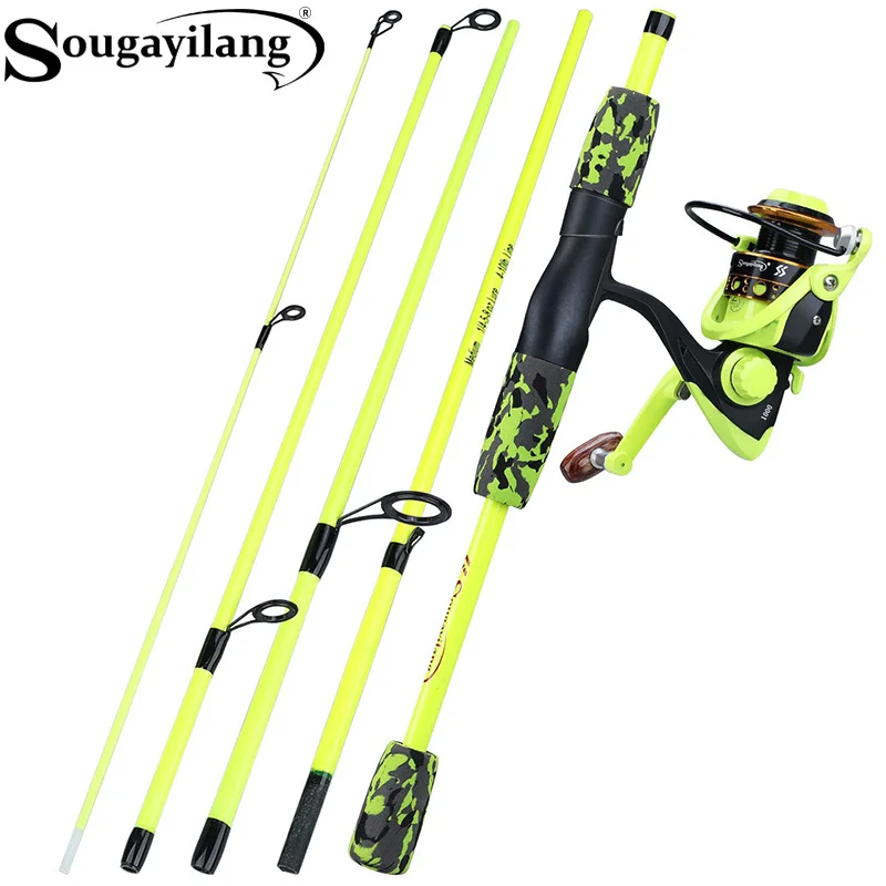 Fishing Rod Spinning - Sougayilang Set Canna da Pesca Portatile
